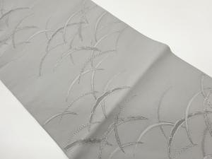 本綴れ芝・雪芝模様織出し名古屋帯